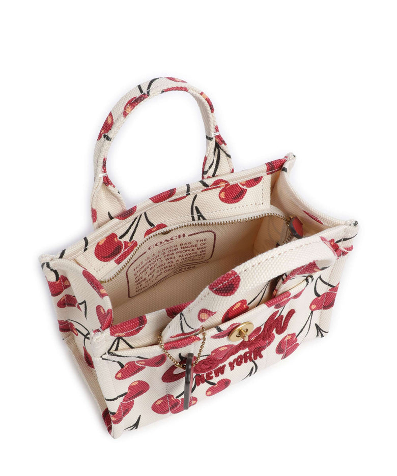 Coach Cargo Cherry Print 20 Crossbody bag chalk/multicolour
