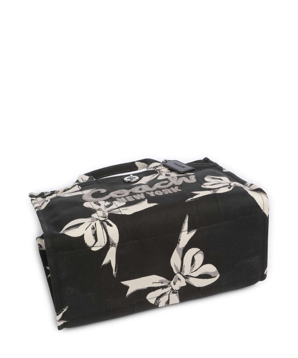 Coach Cargo Bow Print Handbag black/multicolour