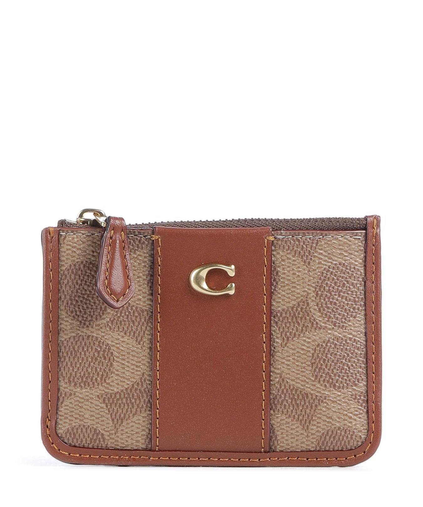 Coach Credit card holder tan caramel
