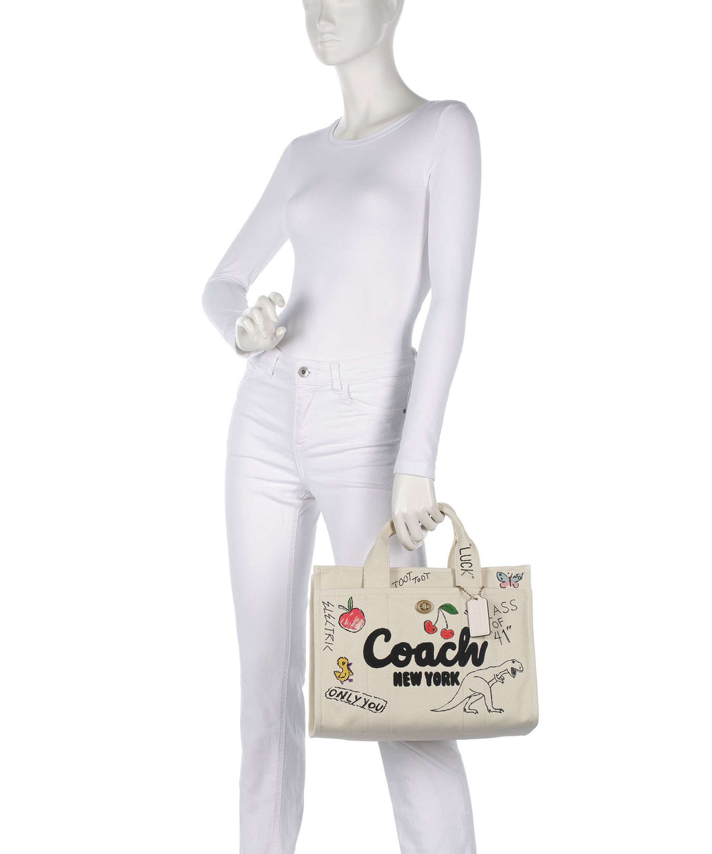 Coach Cargo Sketch Print Handbag natural/multicolour