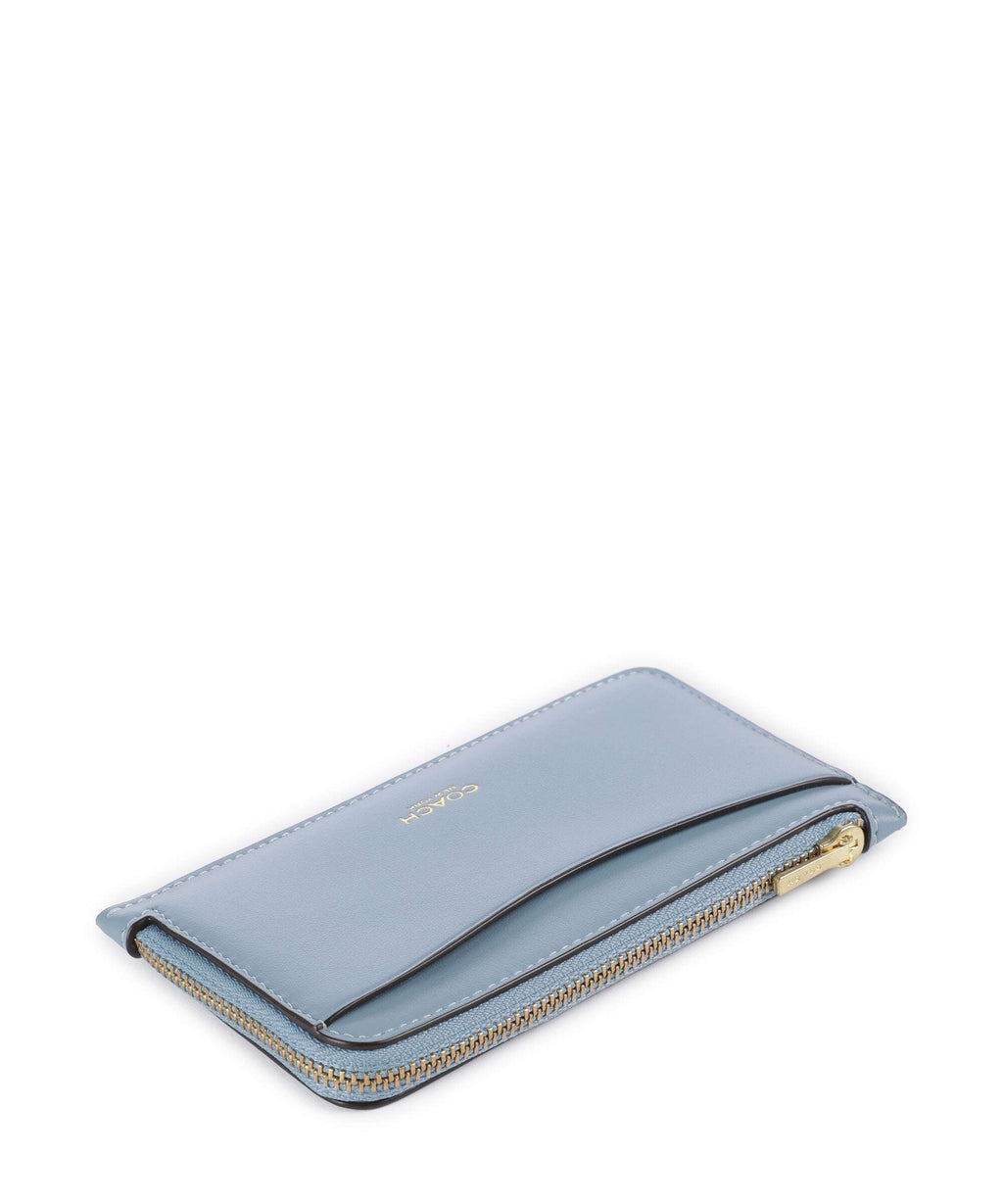Coach New York Credit card holder bluebell