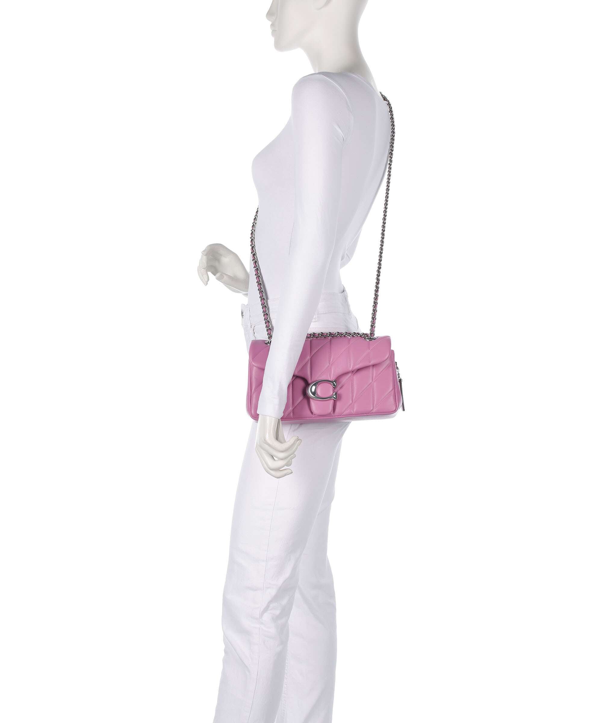 Coach Tabby Quilted 26 Shoulder bag fuchsia