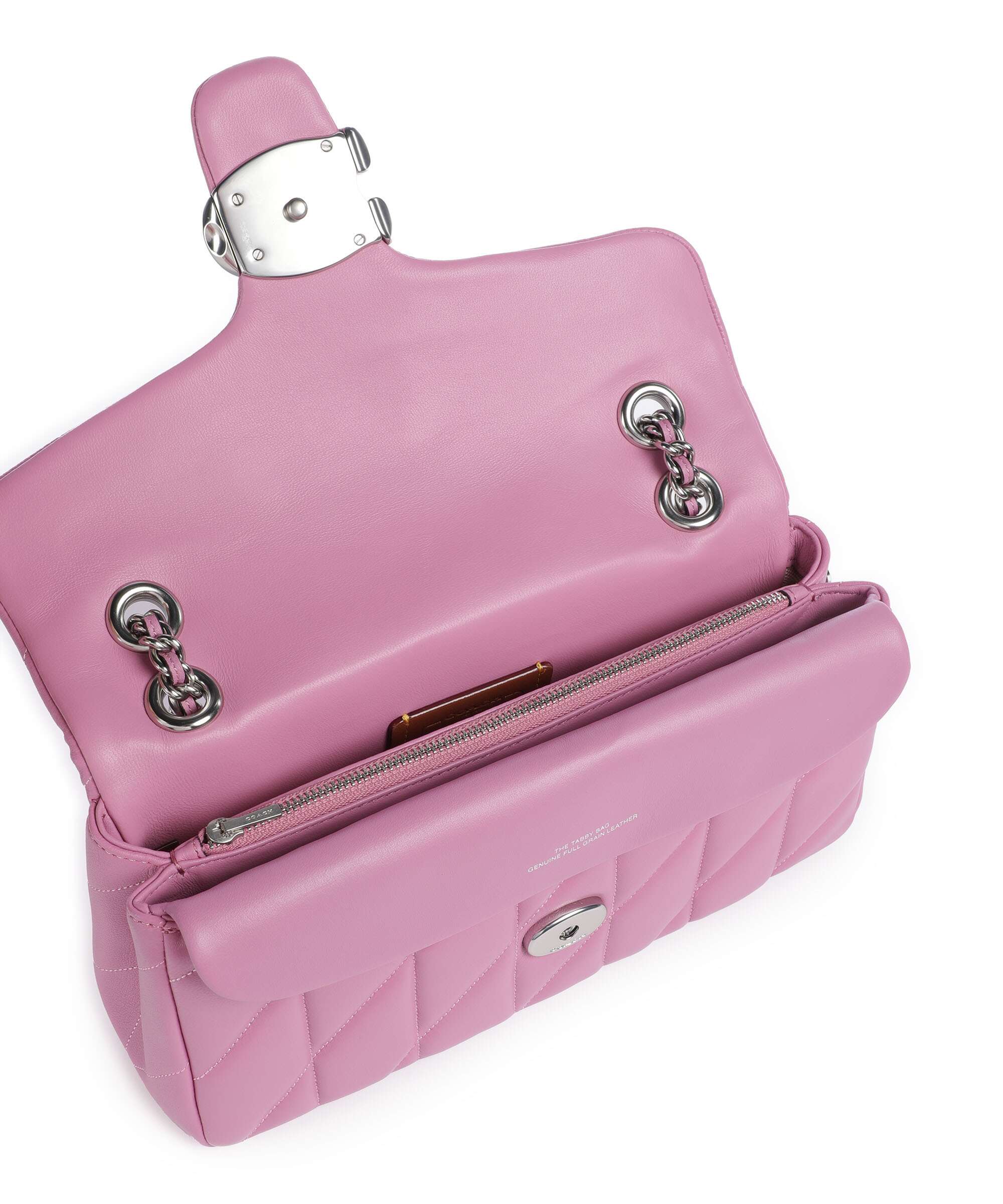 Coach Tabby Quilted 26 Shoulder bag fuchsia
