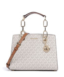 Michael Kors Cynthia Håndtaske vanilla/acorn