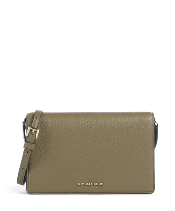 Michael Kors Jet Set Medium Crossover taske safari green