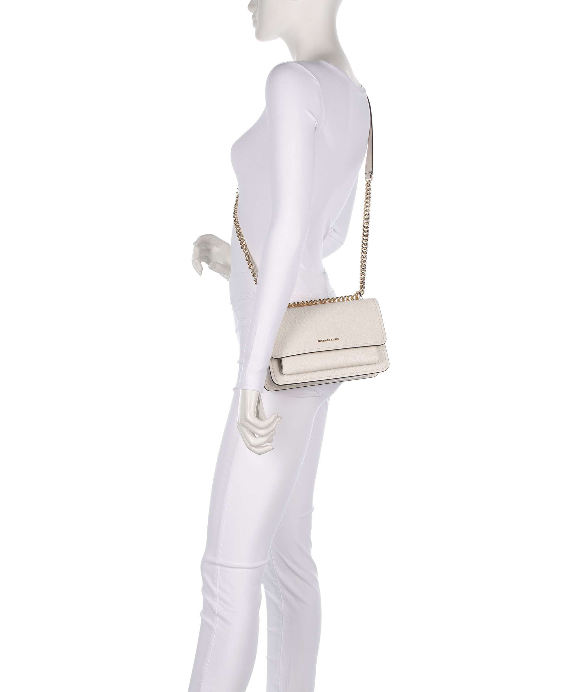 Michael Kors Claire Large Shoulder bag light cream