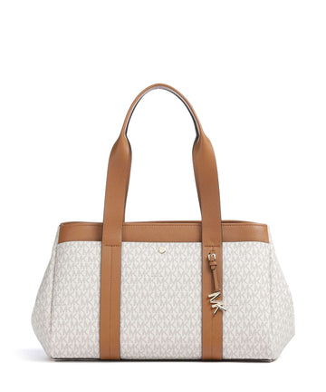 Michael Kors Romee Large Shopper taske vanilla/acrn
