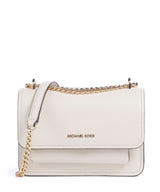 Michael Kors Claire Small Skuldertaske light cream