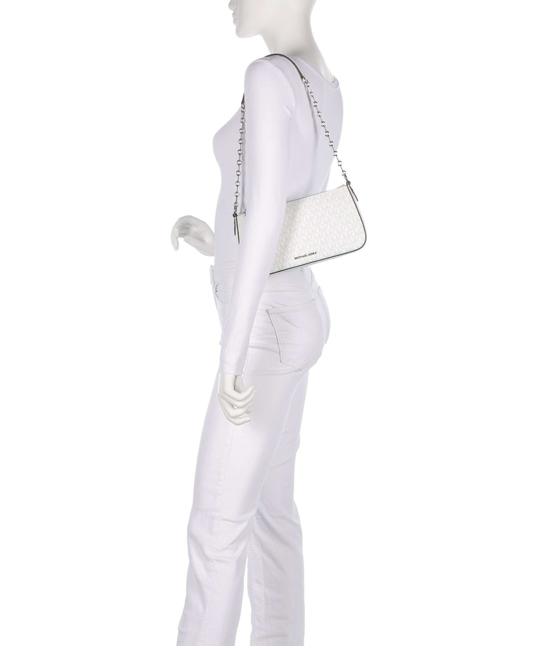 Michael Kors Empire Medium Shoulder bag optic white/alluminium