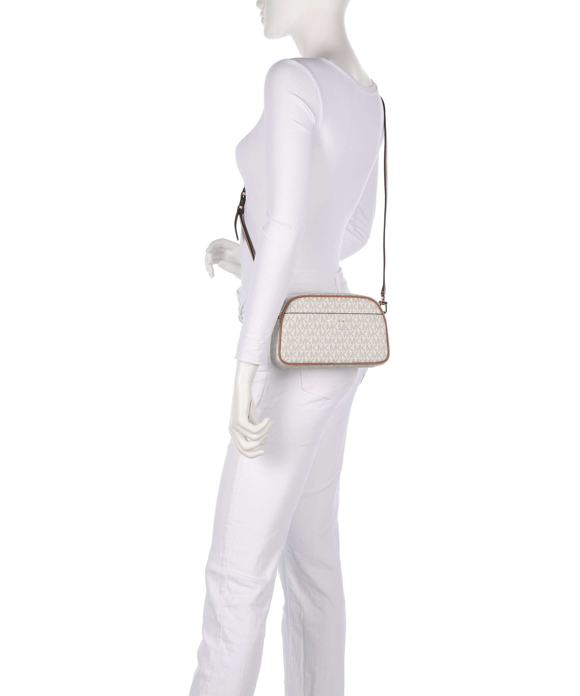 Michael Kors Jet Set Small Crossbody bag vanilla/acorn