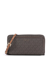 Michael Kors Jet Set Large Continental Crossover taske brown/acorn