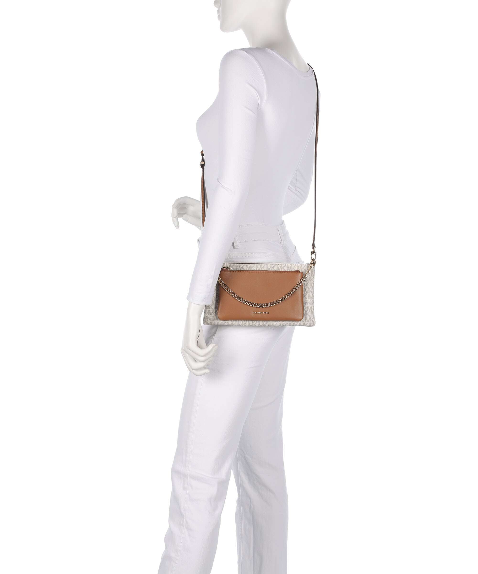 Michael Kors Jet Set Crossbody bag vanilla/acorn