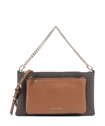 Michael Kors Jet Set Skuldertaske brown/acorn