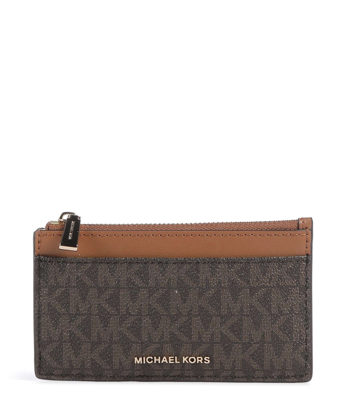 Michael Kors Jet Set Credit card holder brown/acorn