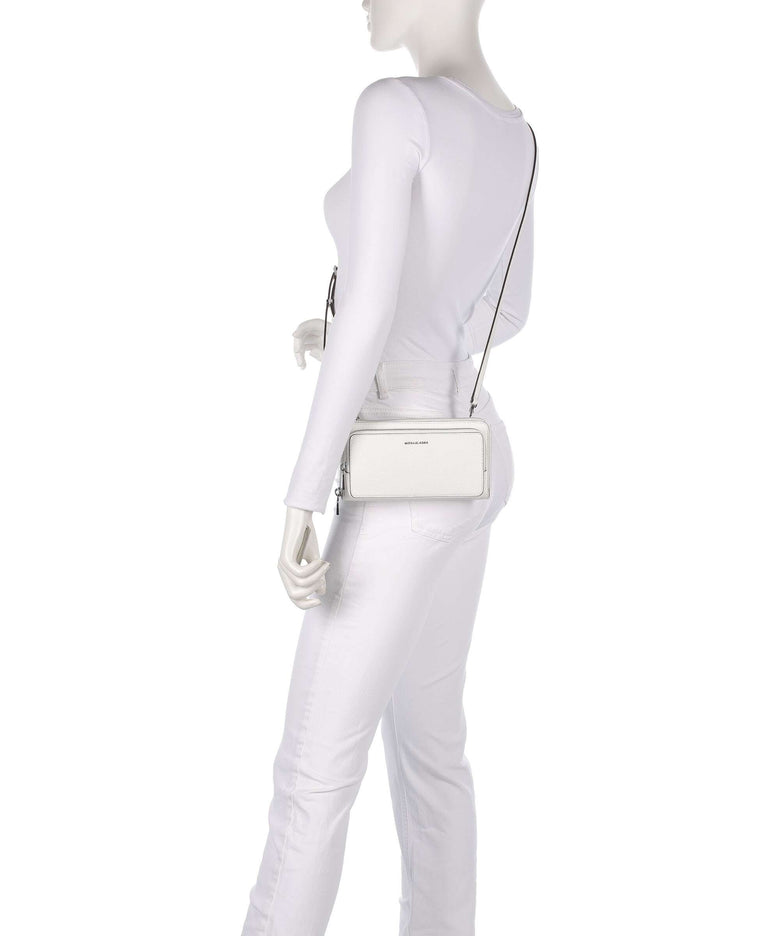 Michael Kors Jet Set Large Continental Crossbody bag optic white