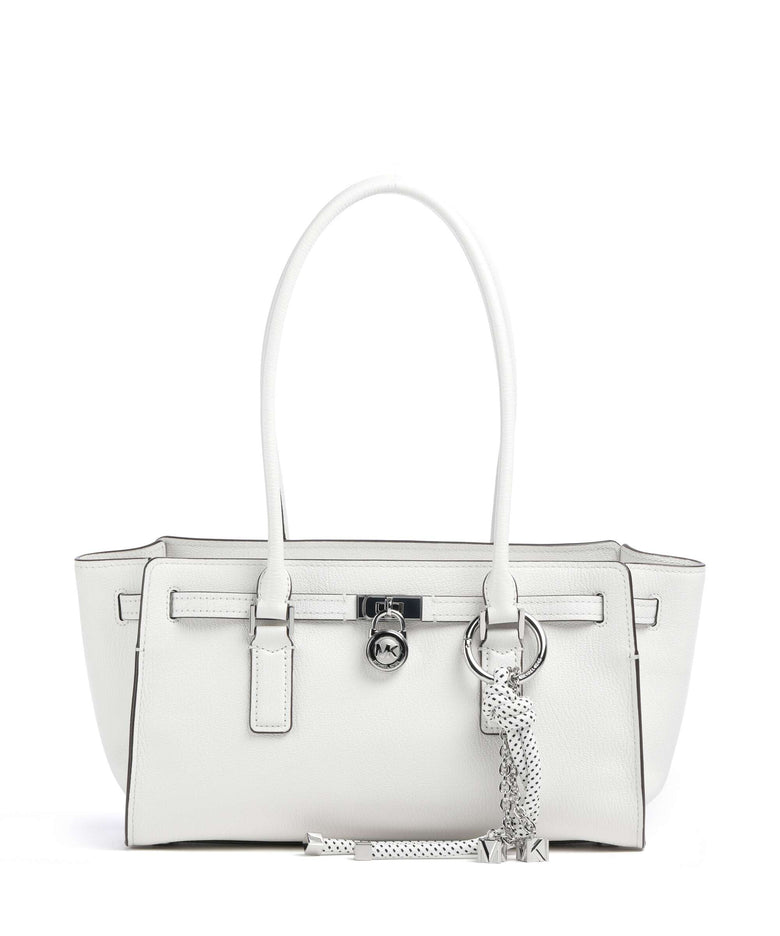 Michael Kors Hamilton Moderne Small Shoulder bag optic white