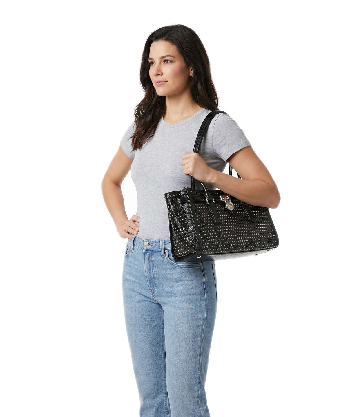 Michael Kors Hamilton Moderne Small Shoulder bag black
