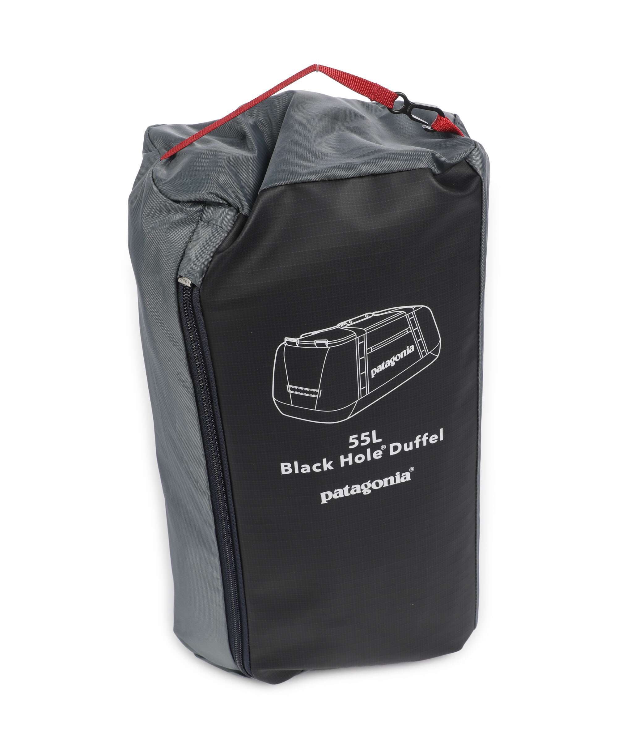 Patagonia Black Hole 55 Travel bag smolder blue w/amanita red