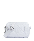 Kipling Crinkled Quilt Abanu M Zip Crossbody bag water blue