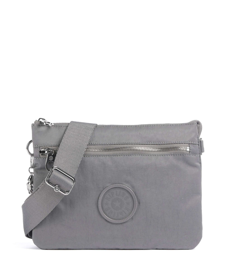 Kipling Charm Riri L Zip Crossbody bag grey spice