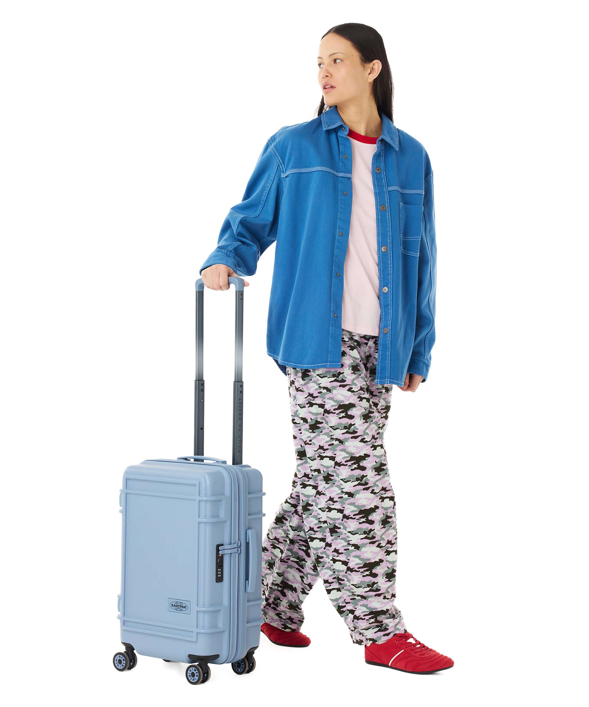 Eastpak Resist'R Mono S Spinner (4 wheels) blue