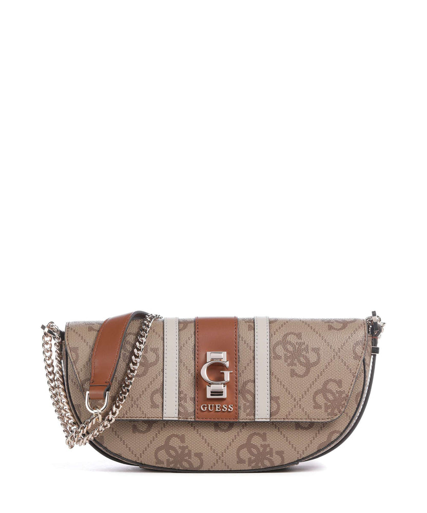Guess Erenia Shoulder bag latte logo
