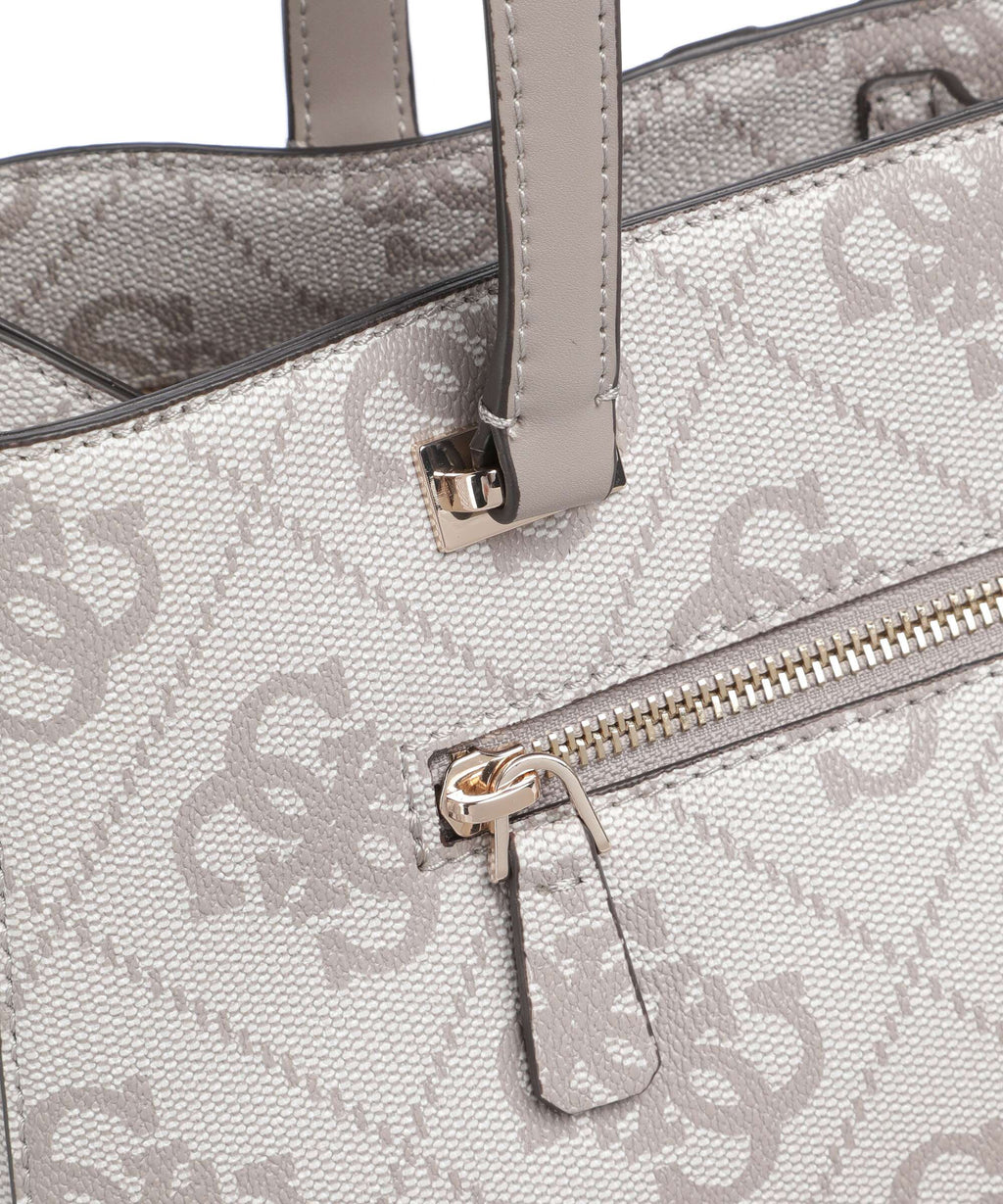 Guess Erenia Tote bag dark taupe logo