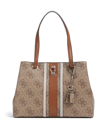 Guess Erenia Shopper taske latte logo