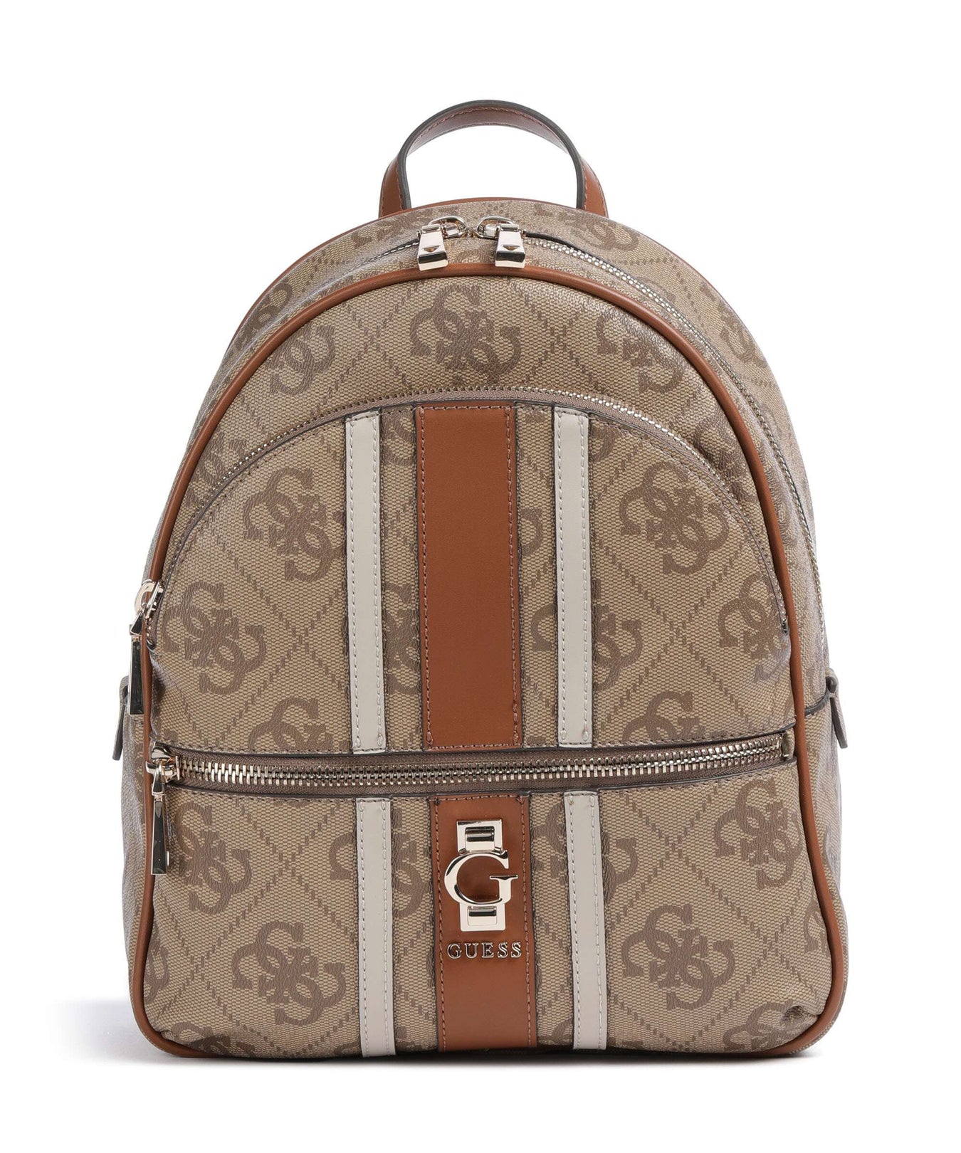 Guess Erenia Backpack latte logo