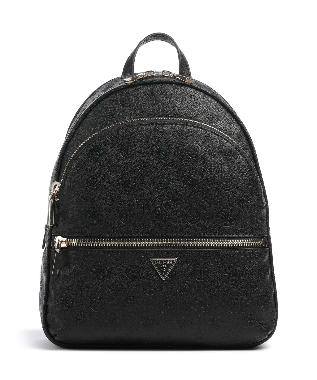 Guess Manhattan II Large Backpack black logo