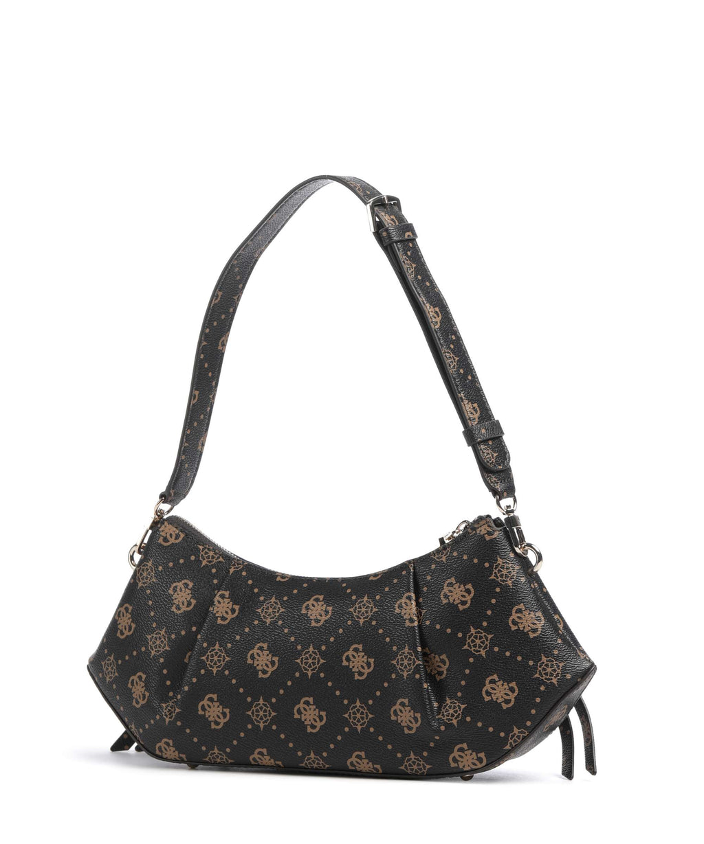 Guess Allegra Logo Shoulder bag espresso logo