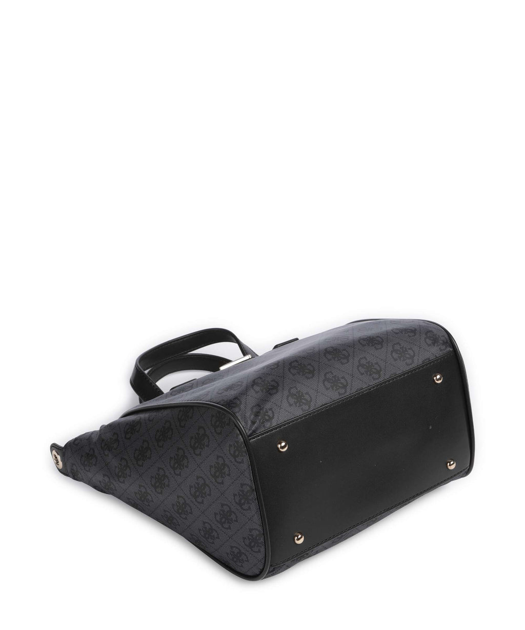 Guess Adrian Logo Small Handbag coal logo