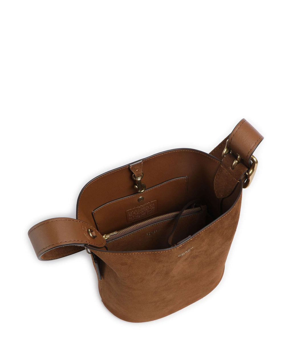 Coach Bleecker 21 Bucket bag warm brown