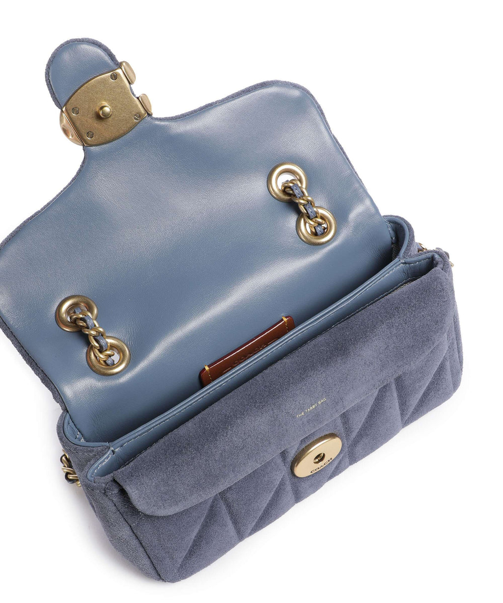 Coach Tabby Quilted 20 Shoulder bag light denim