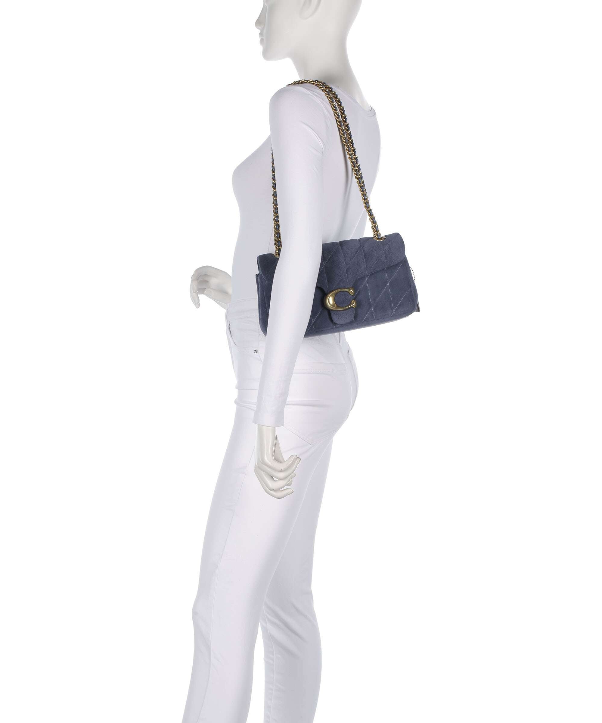 Coach Tabby Quilted 26 Shoulder bag light denim