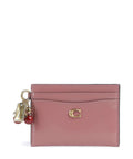 Coach Essential Spazzolato Credit card holder peony