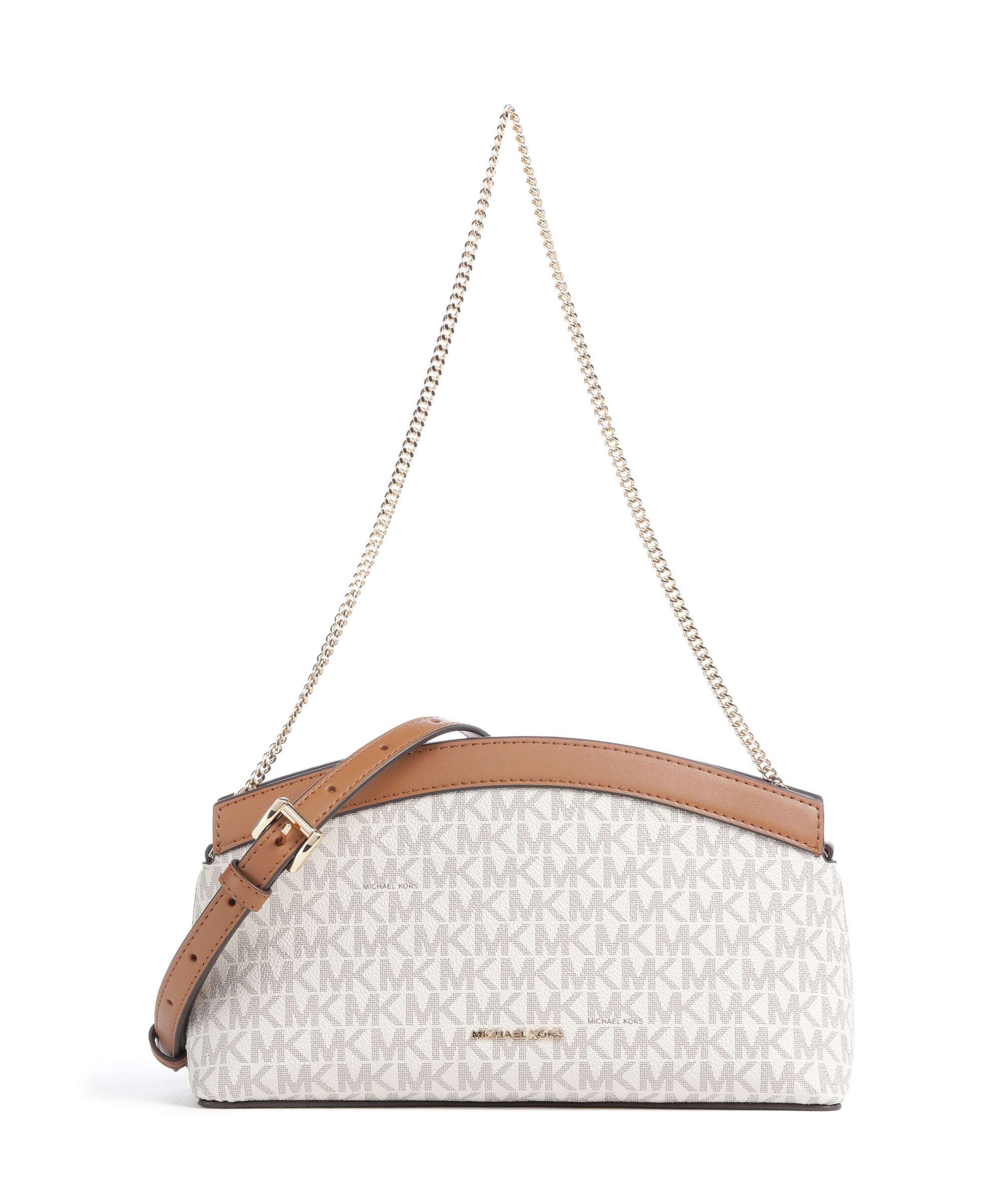 Michael Kors Athena Small Shoulder bag vanilla/acorn
