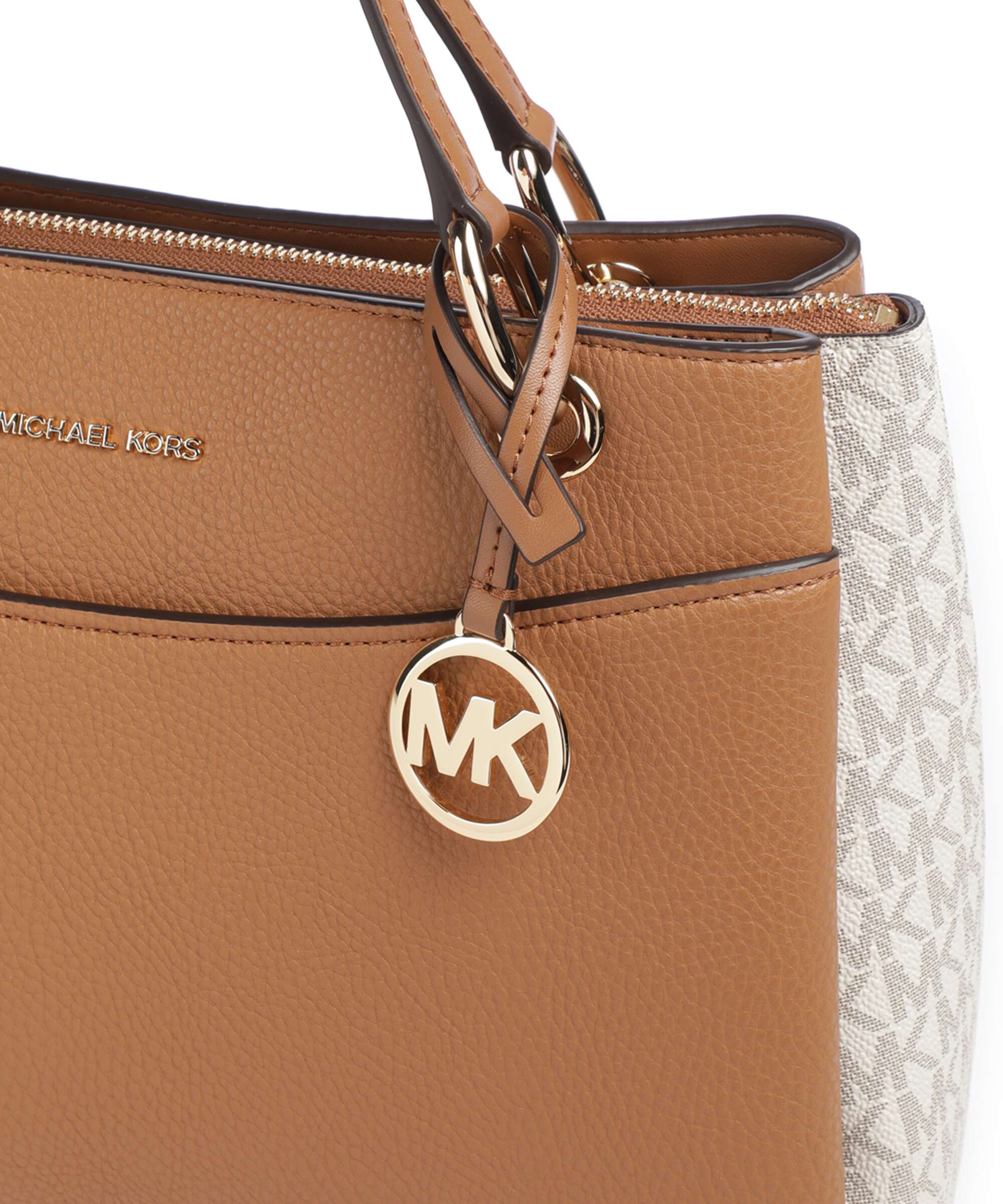 Michael Kors May Medium Handbag vanilla/acorn