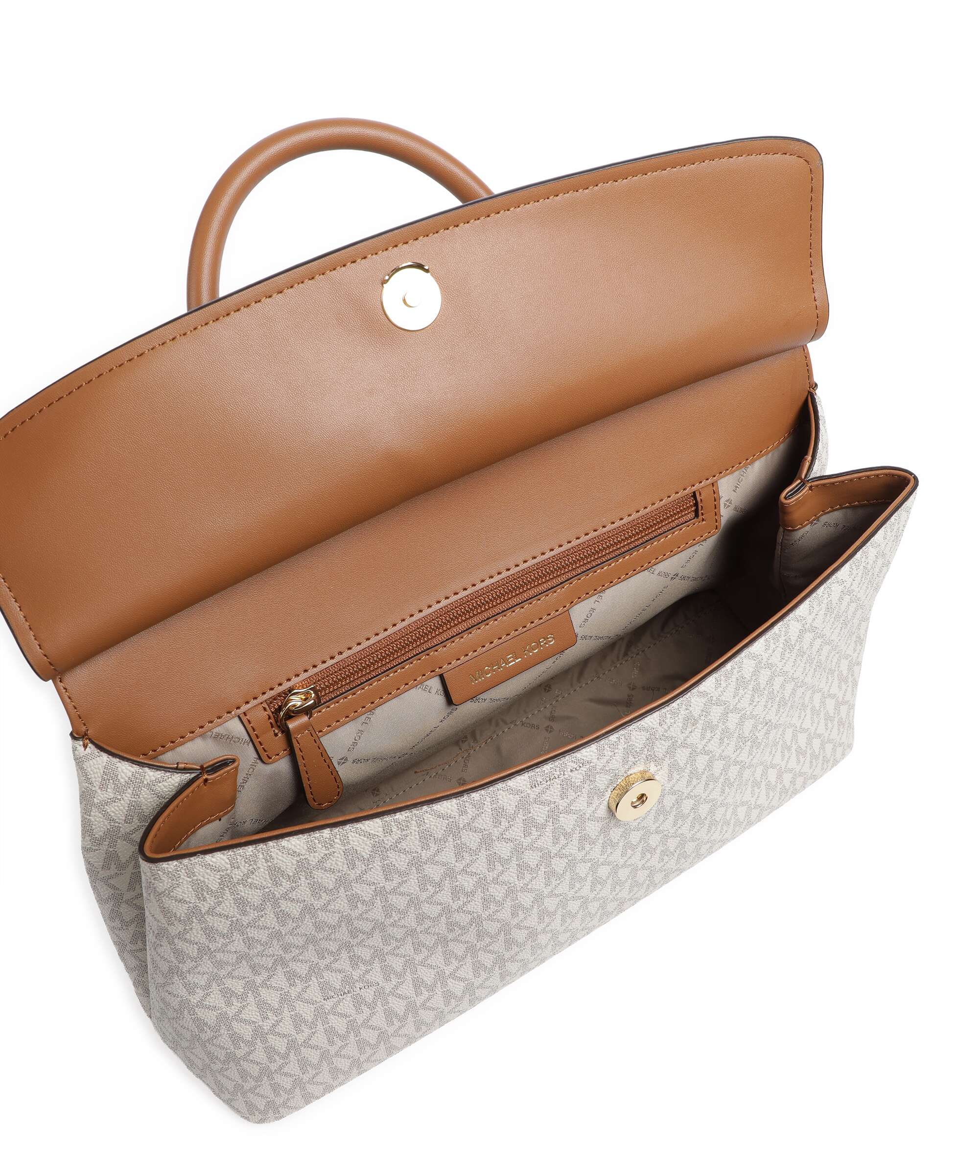Michael Kors Landry Medium Handbag vanilla/acorn