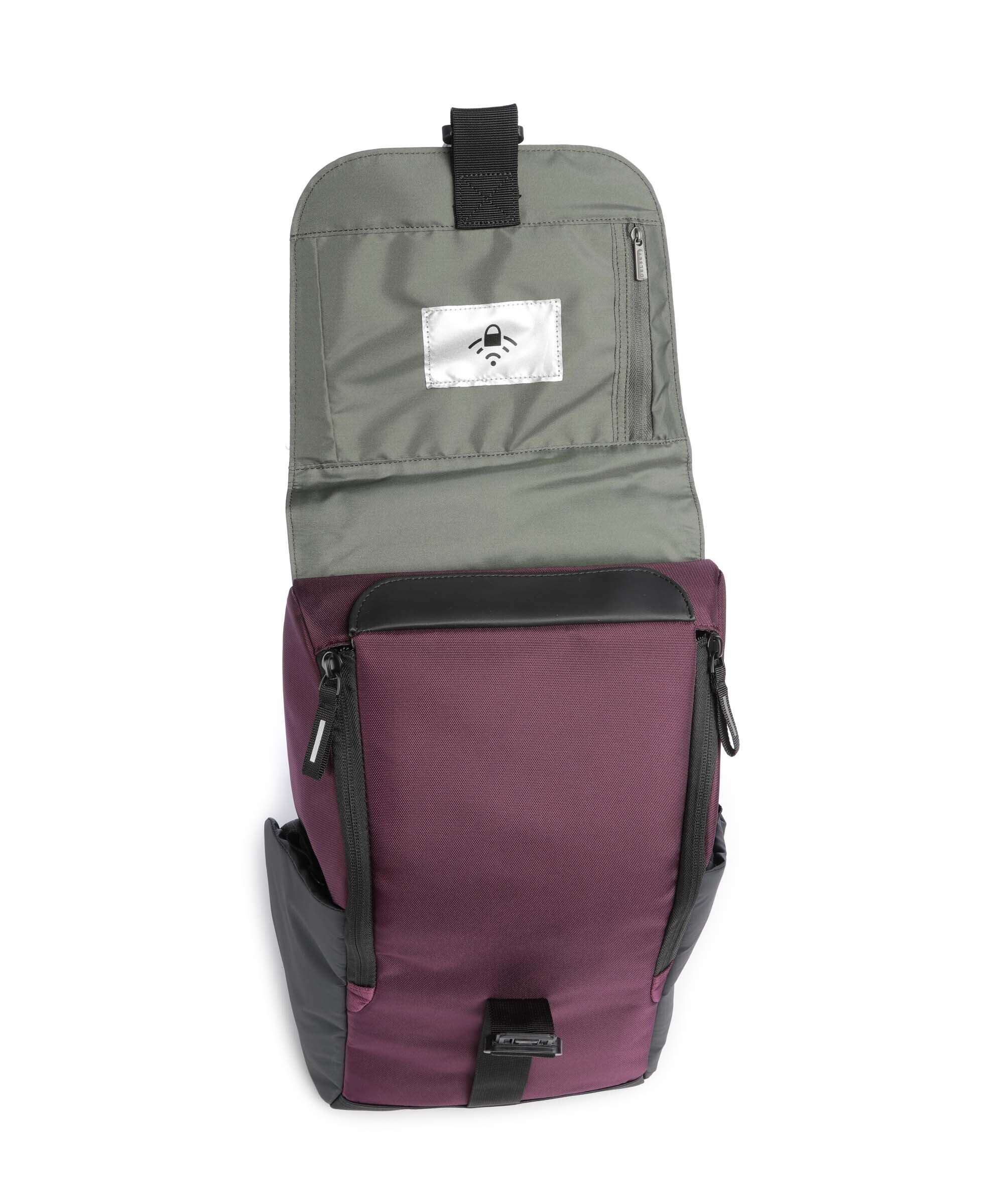 Delsey Paris Securflap Backpack bordeaux rot