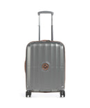 Delsey Paris Carrousel Slim Line Kuffert med 4 hjul platin