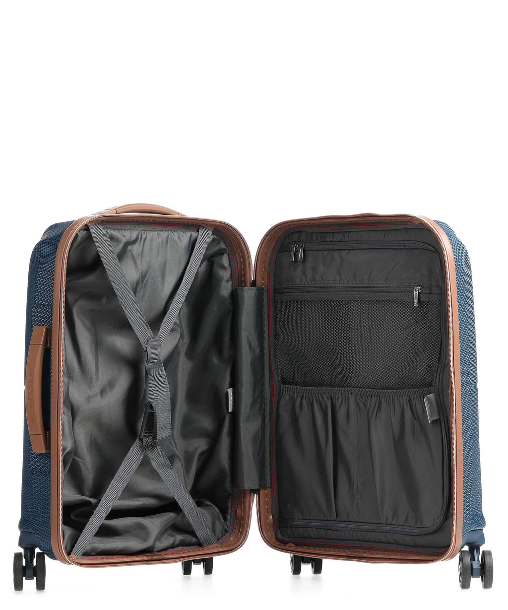 Delsey Paris Carrousel Slim Line Spinner (4 wheels) marineblau