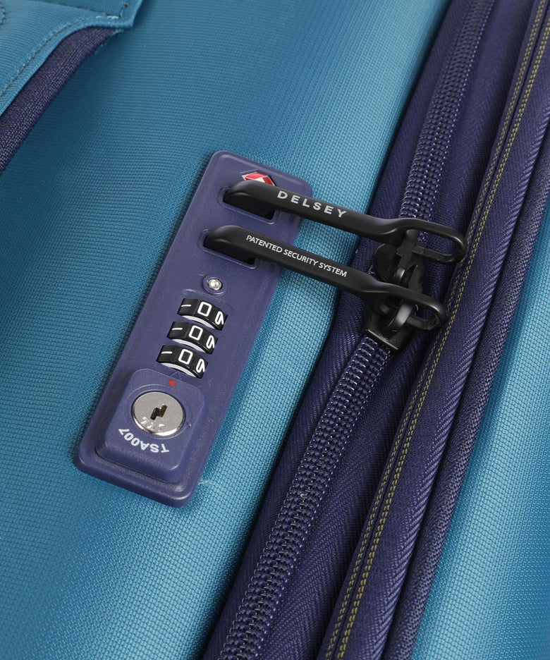 Delsey Paris Brochant 3 Spinner (4 wheels) meerblau