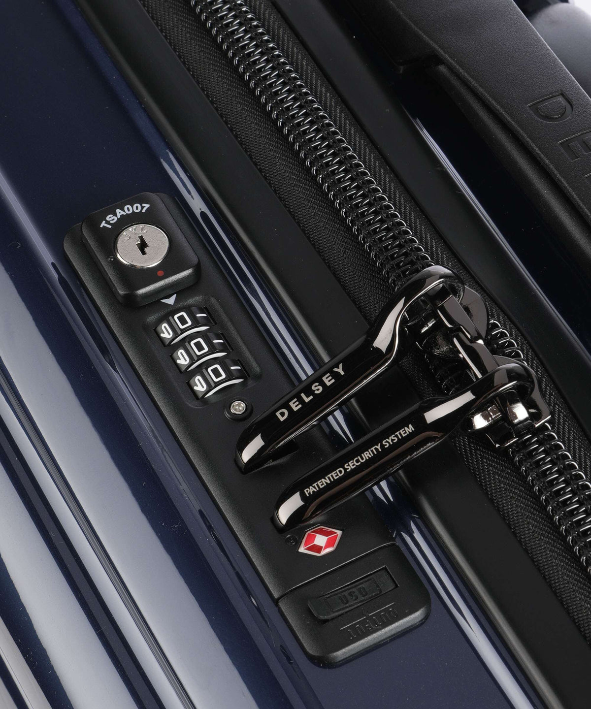 Delsey Paris Shadow 5.0 Spinner (4 wheels) marineblau