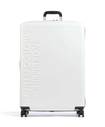 Delsey Paris x United Colors of Benetton United Kuffert med 4 hjul white