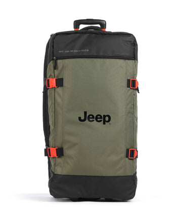 Jeep JS007C 82 Rejsetaske med hjul avocado green