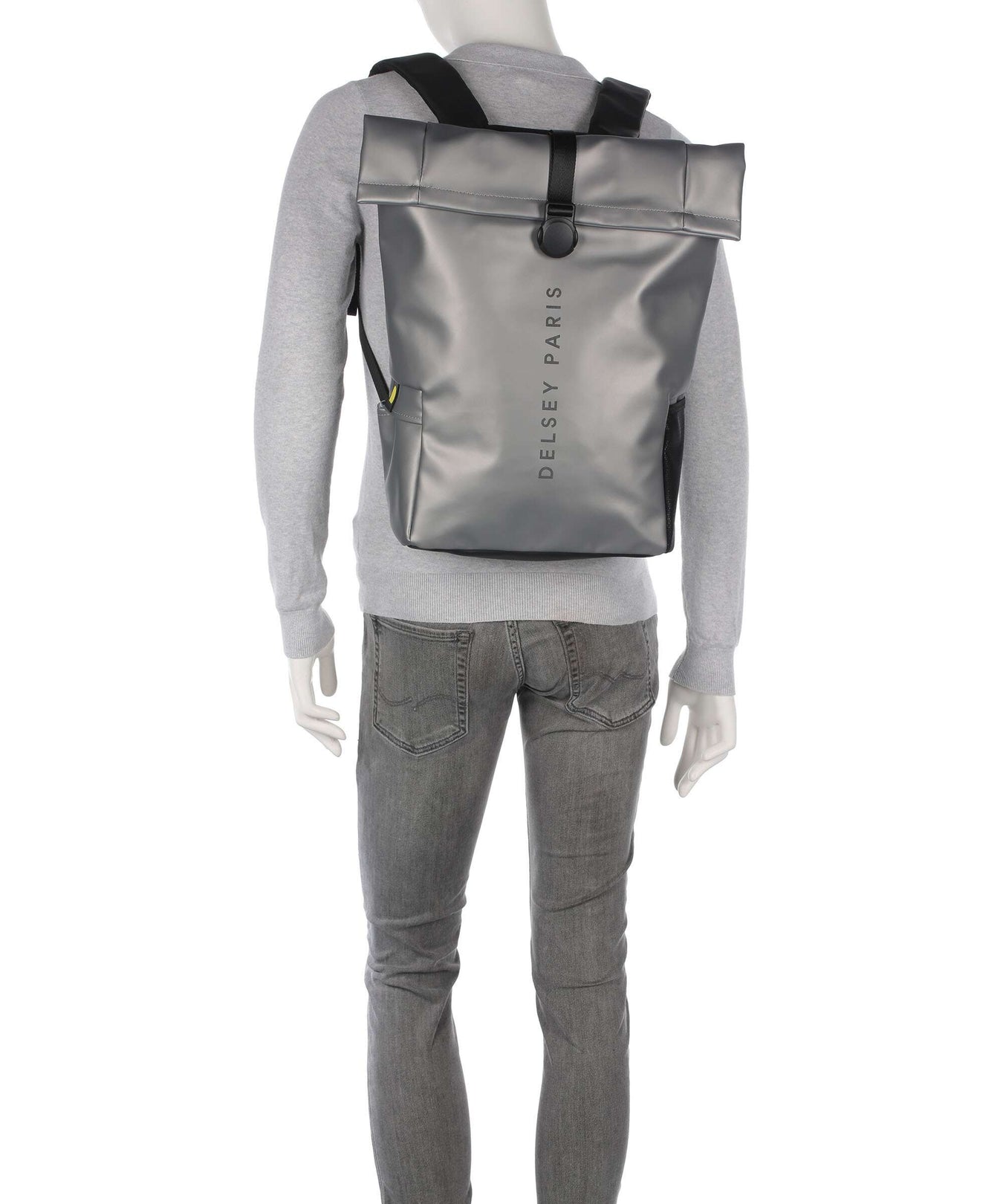 Delsey Paris Turenne Soft Rolltop backpack silber