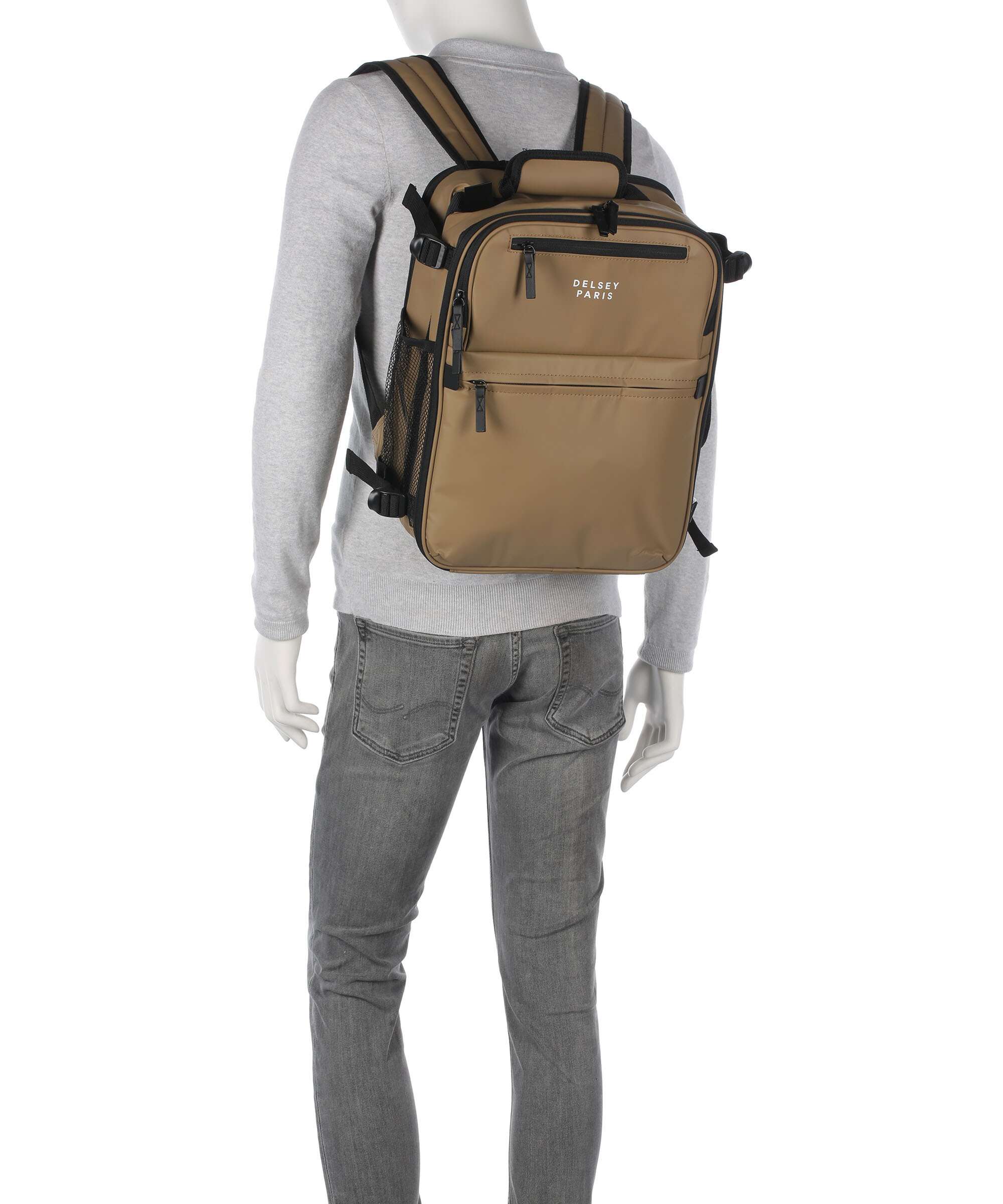 Delsey Paris Maubert 2.0 Travel backpack beige