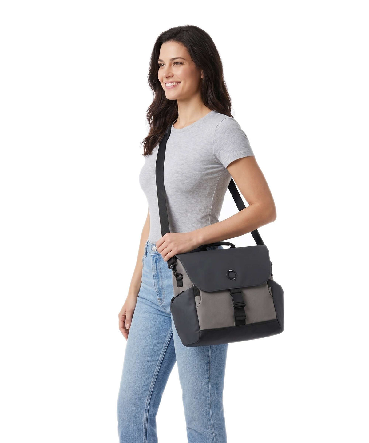 Delsey Paris Securflap Messenger bag brown