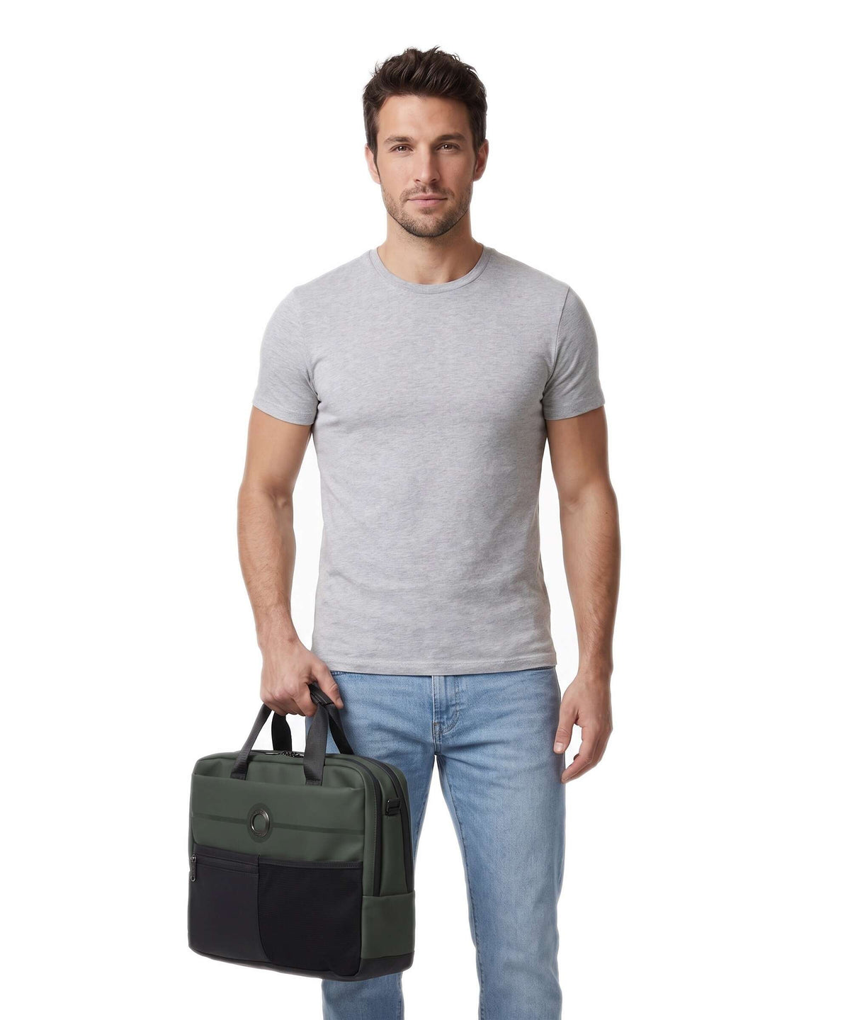 Delsey Paris Turenne Soft Briefcase green
